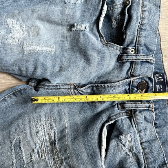 GAP Blue Slim Fit Distressed Jeans with Faded Wash 29 30 - Picture 7 of 11